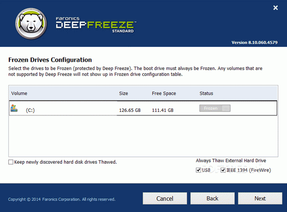 deep freeze standard serial key
